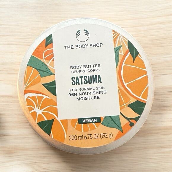 The Body Shop SATSUMA Body Butter 96 Hour Nourishing Moisture 200ml/6.4oz - Picture 1 of 3
